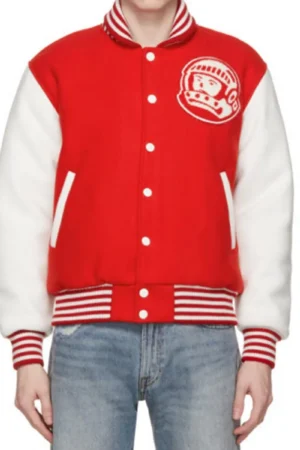 BBC Astro Varsity Red and White Jacket