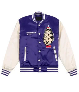 Ice Cream Hoodini Bomber Satin Jacket