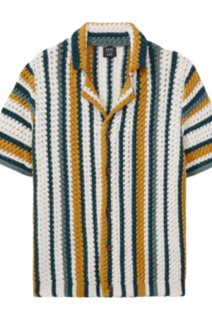 The Four Seasons Colman Domingo Crochet Shirt