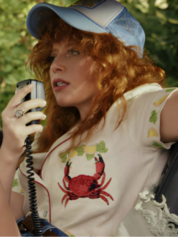 Poker Face S2 Natasha Lyonne Crab Shirt Poker Face S2 Natasha Lyonne Crab Shirt