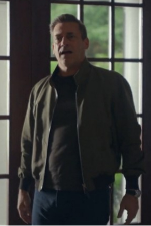 Your Friends and Neighbors Jon Hamm Brown Bomber Jacket