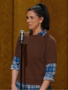 Sarah Silverman PostMortem Brown Sweater