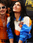Kylie Jenner Knicks Game Vintage Jacket