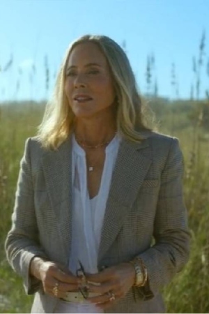 The Waterfront Maria Bello Blazer