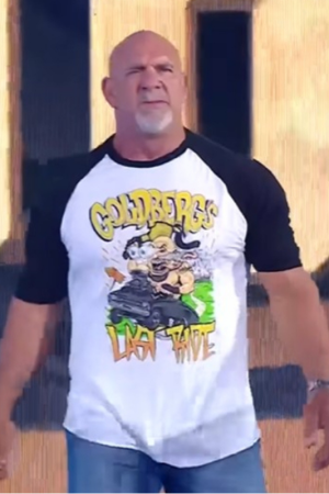 Goldberg Returns on WWE RAW T-Shirt