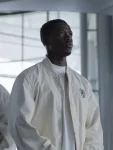 F1 2025 Damson Idris White Bomber Jacket