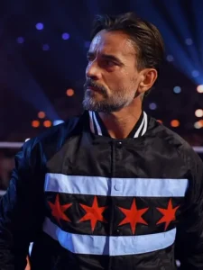 WWE Night of Champions 2025 CM Punk Varsity Jacket
