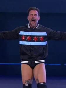 WWE Night of Champions 2025 CM Punk Varsity Jacket