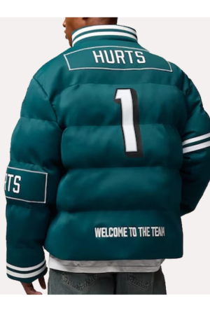 Jalen Hurts Philadelphia Eagles Off Season Player Puffer Jacket