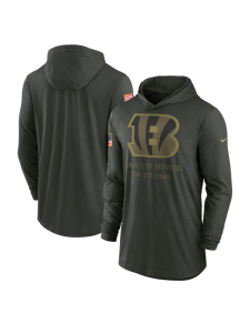 Cincinnati Bengals NFL Salute to Service 2025 Hoodie