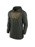 Washington Commanders NFL Salute to Service 2025 Hoodie