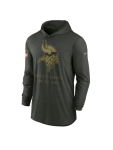 Minnesota Vikings NFL Salute to Service 2025 Hoodie