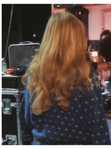 A Nonsense Christmas with Sabrina Carpenter 2024 Sabrina Carpenter Blue Sweater