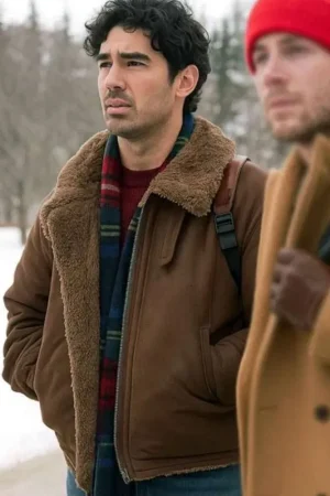 Joe Jonas A Very Jonas Christmas Shearling Jacket