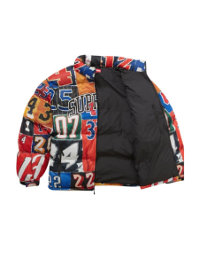 Supreme Mesh Jersey Multicolor Puffer Jacket