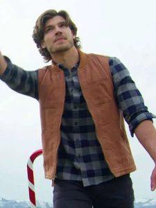 Finding Mr. Christmas Drake Kuyper Brown Vest