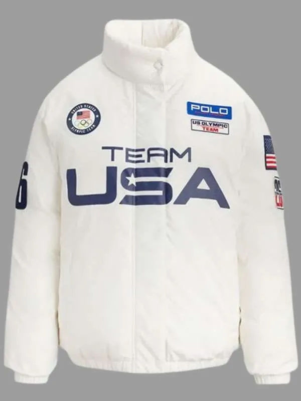 Olympic USA Team 2026 Down Puffer Jacket Olympic USA Team 2026 Down Puffer Jacket