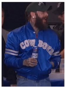 Super Bowl LVIII Post Malone Cowboys Jacket