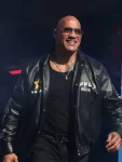 Daytona 500 Dwayne Johnson Leather Jacket