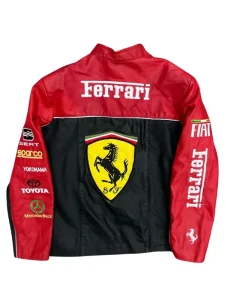 Ferrari Vintage Racing Leather Jacket