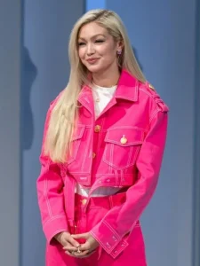 Next In Fashion Gigi Hadid Pink Jacket