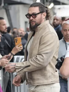 The Wrecking Crew Jason Momoa Moto Leather Jacket