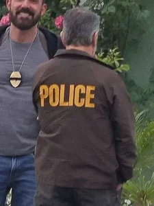 The Rip Matt Damon Brown Police Jacket