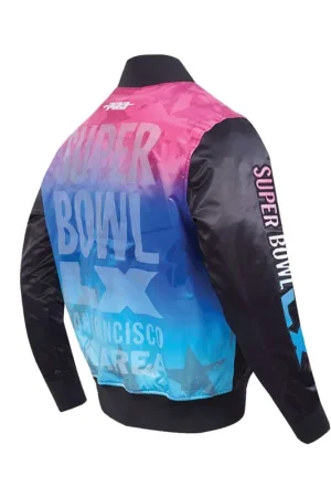 NFL Super Bowl LX Black Varsity Jacket