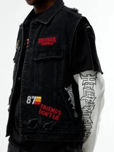 Stranger Things Dungeon Master Denim Vest