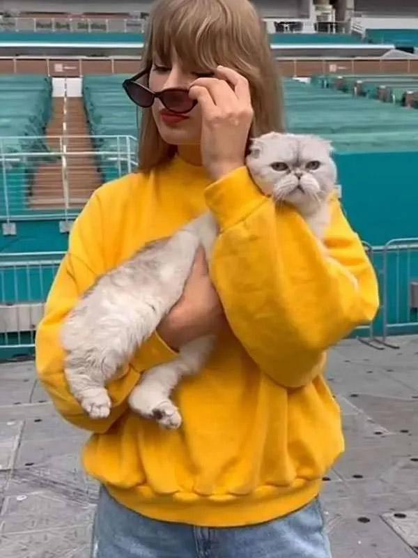 Taylor Swift Yellow Sweatshirt Taylor Swift Yellow Sweatshirt