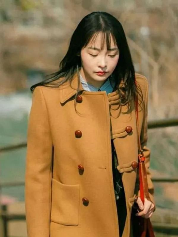 Typhoon Family Kim Min-ha Brown Wool Coat Typhoon Family Kim Min-ha Brown Wool Coat