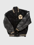 American Rodeo Black Wool Varsity Jacket