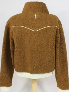 HLSR Women Sherpa Snap Pullover Jacket
