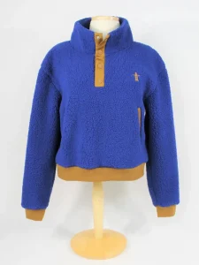 HLSR Women Sherpa Snap Pullover Jacket
