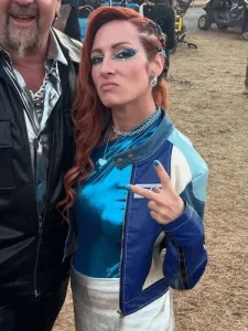 Happy Gilmore 2 Becky Lynch Cropped Leather Jacket