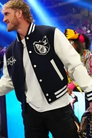 Logan Paul WWE RAW 2025 Varsity Jacket