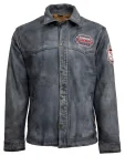 NJHFR Contestant Distressed Leather Jacket