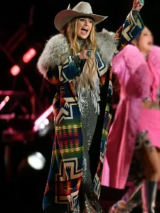 New Year Eve Lainey Wilson Wool Coat
