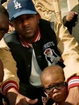 Kendrick Lamar Patriots Blue Varsity Jacket