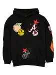 Atlanta Braves Uptown Threads Black Pullover Hoodie