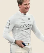 F1 Brad Pitt White Shirt