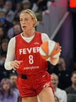 Sophie Cunningham Indiana Fever Red Jersey - Image 3