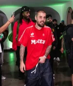 Justin Bieber The League 2025 Red Jersey