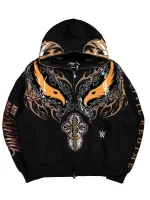Rey Mysterio Oro Civil Regime Black Hooded Jacket