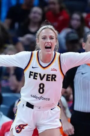 Sophie Cunningham Indiana Fever White Jersey