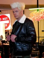 Street Fighter Cody Rhodes Black Leather Jacket