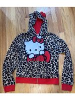 Hello Kitty Animal Print Hoodie